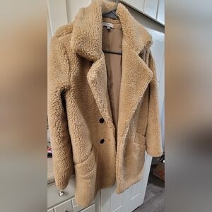 Polagram Plush Tan Teddy Jacket
